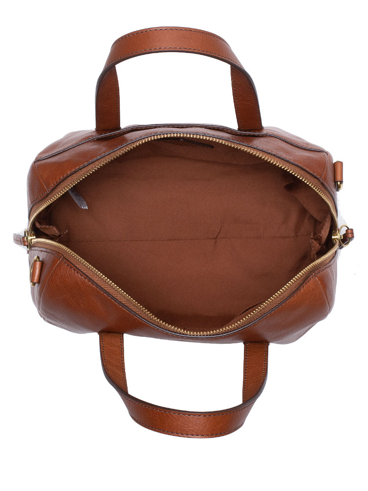 Fossil SHB1978210 Sydney Leather Satchel Medium Brown