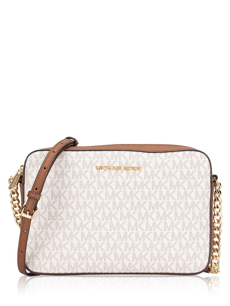 Michael kors vanilla jet set crossbody sale