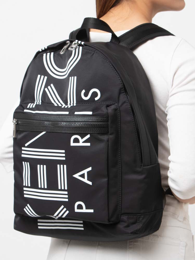 Kenzo Logo Large Backpack Black