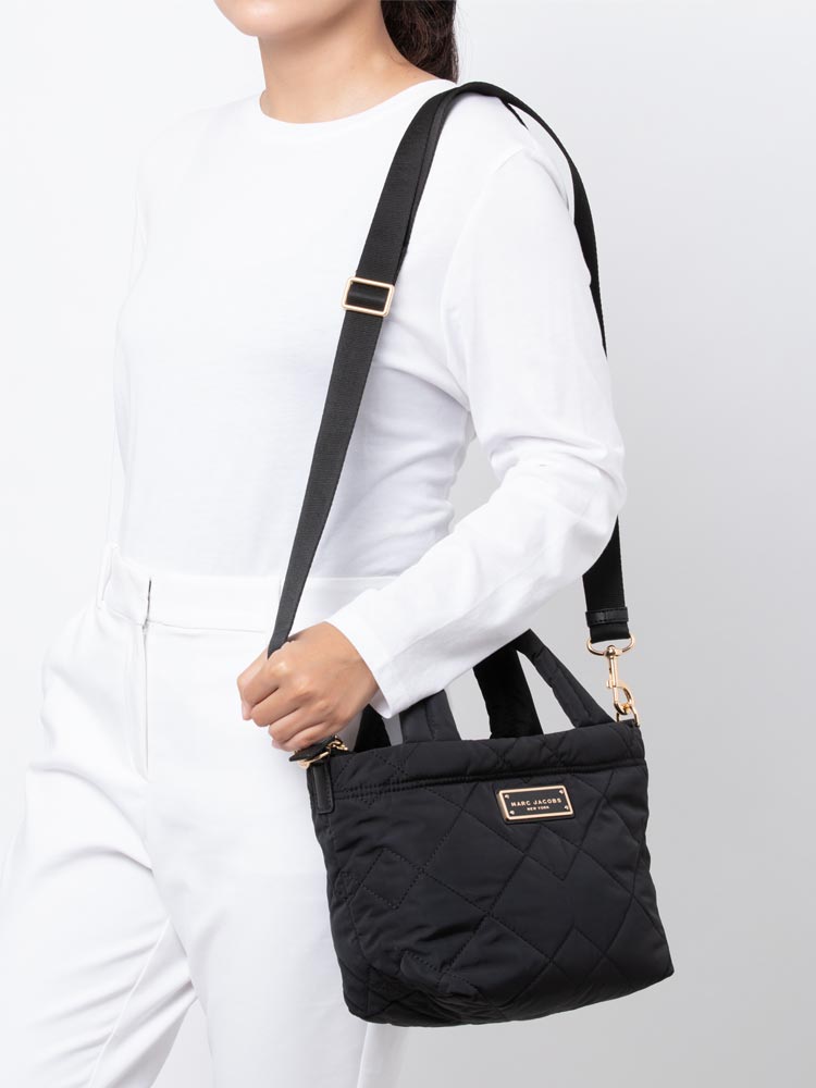 Marc jacobs quilted on sale nylon mini tote bag
