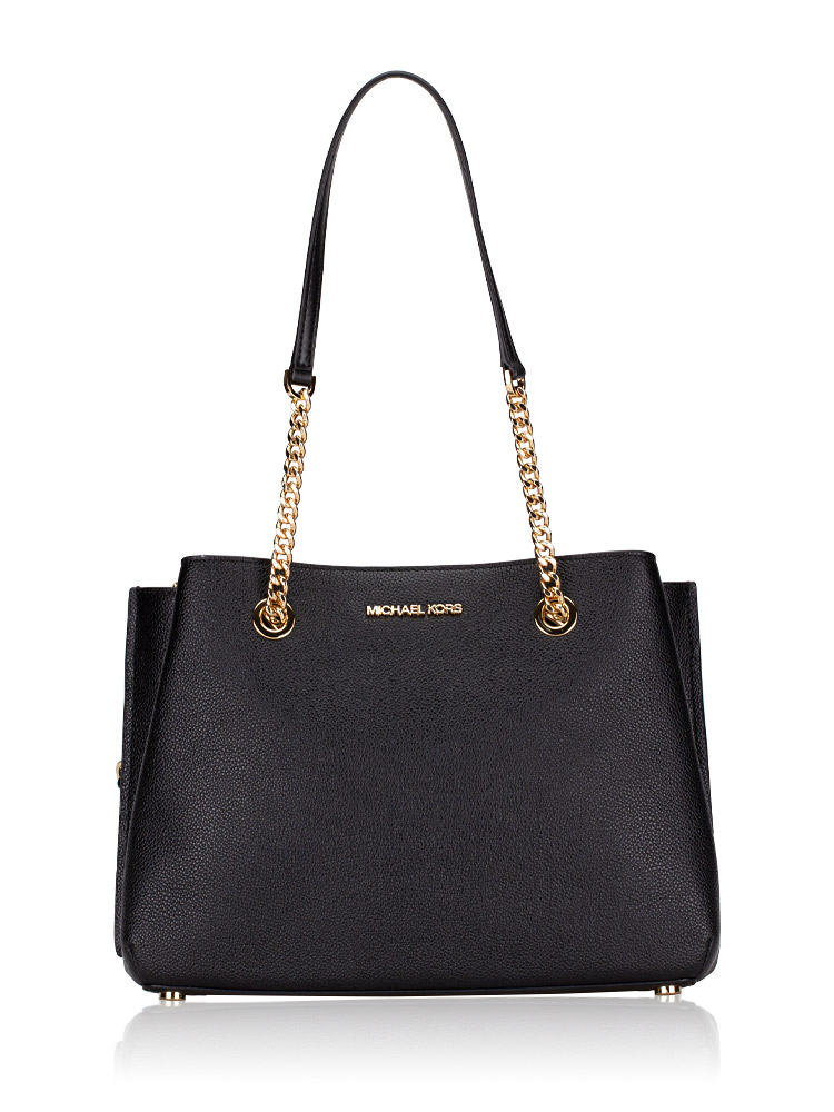 Michael Kors Teagen Large Long Drop Satchel Black