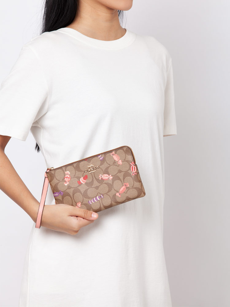 coach shay shoulder bolsa confetti pink