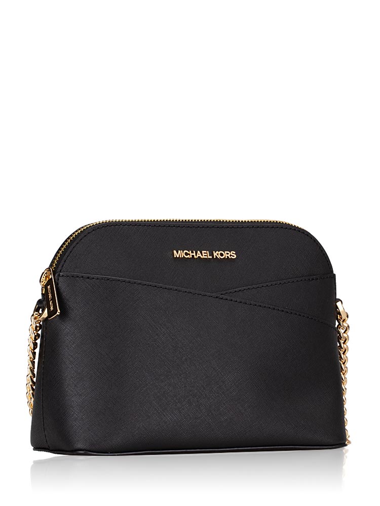 Michael Kors Jet Set Medium Dome Crossbody Black