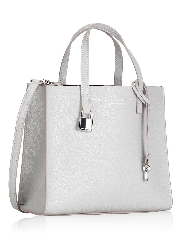 Marc Jacobs M0015685 Mini Grind Tote Bag Light Grey