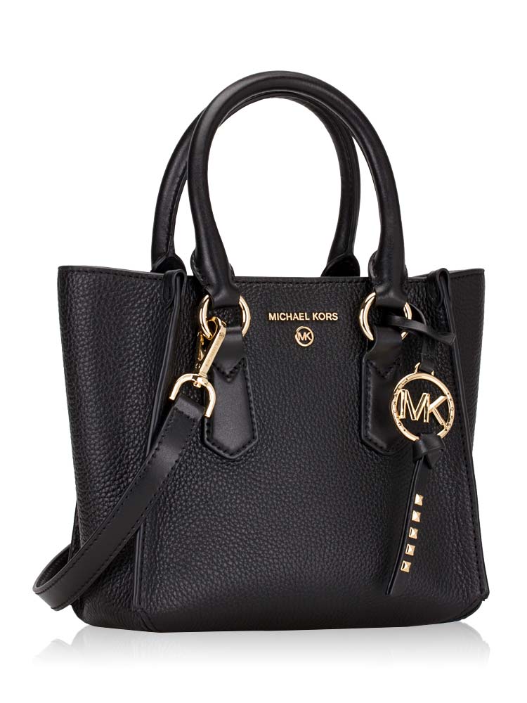 Michael kors hot sale satchel black
