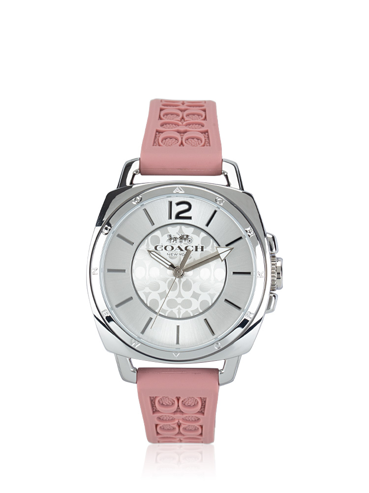 Coach watch rubber strap deals