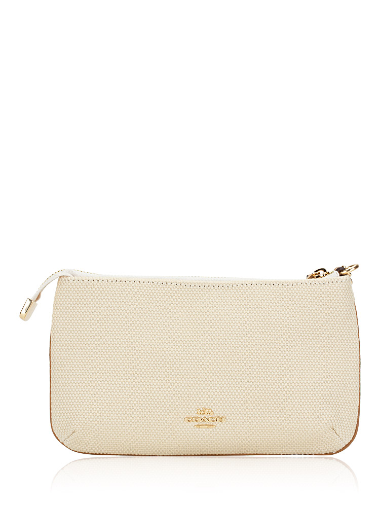 Coach C8725 Dreamy Veggie Horse And Carriage Large Wristlet 19 Natural Multi