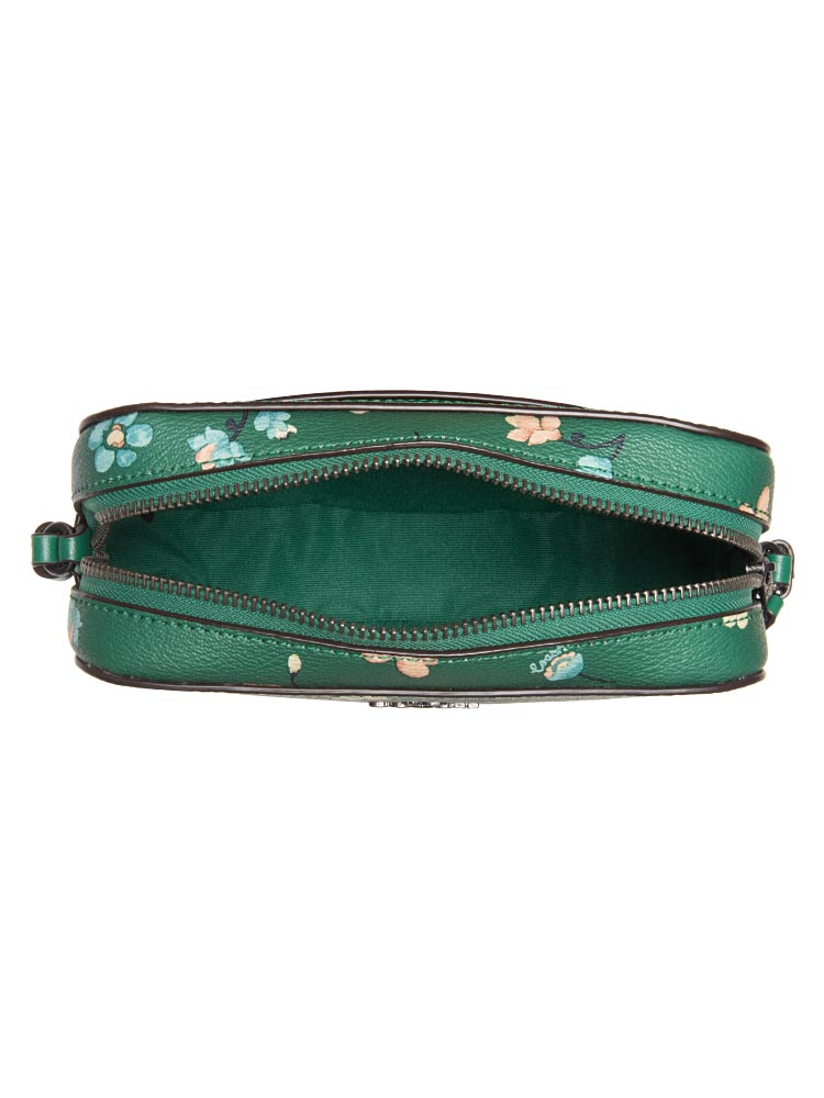 Coach camera bag with floral bow print on sale