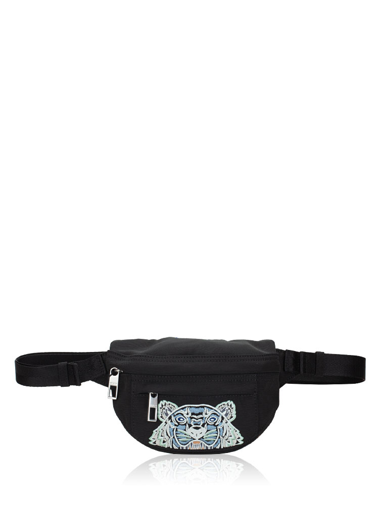 Kenzo Canvas Tiger Mini Bumbag Black Green Blue