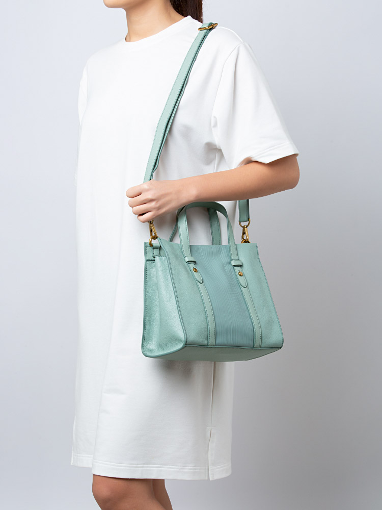 Fossil ryder deals satchel green
