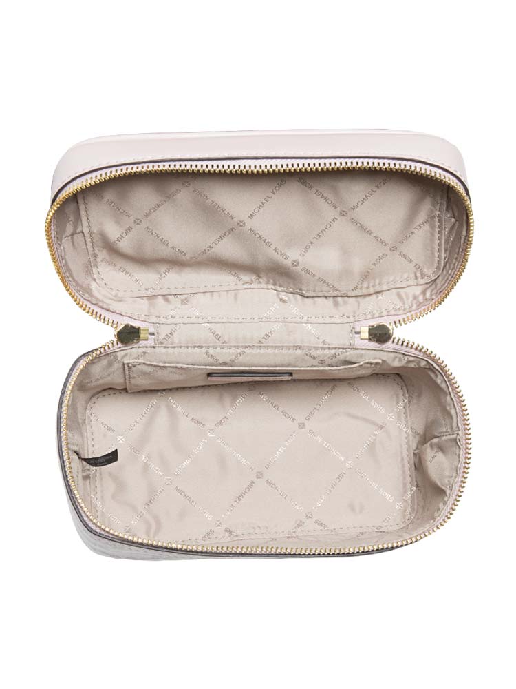 Michael Kors Jet Set Item Signature Medium Zip Trunk Crossbody