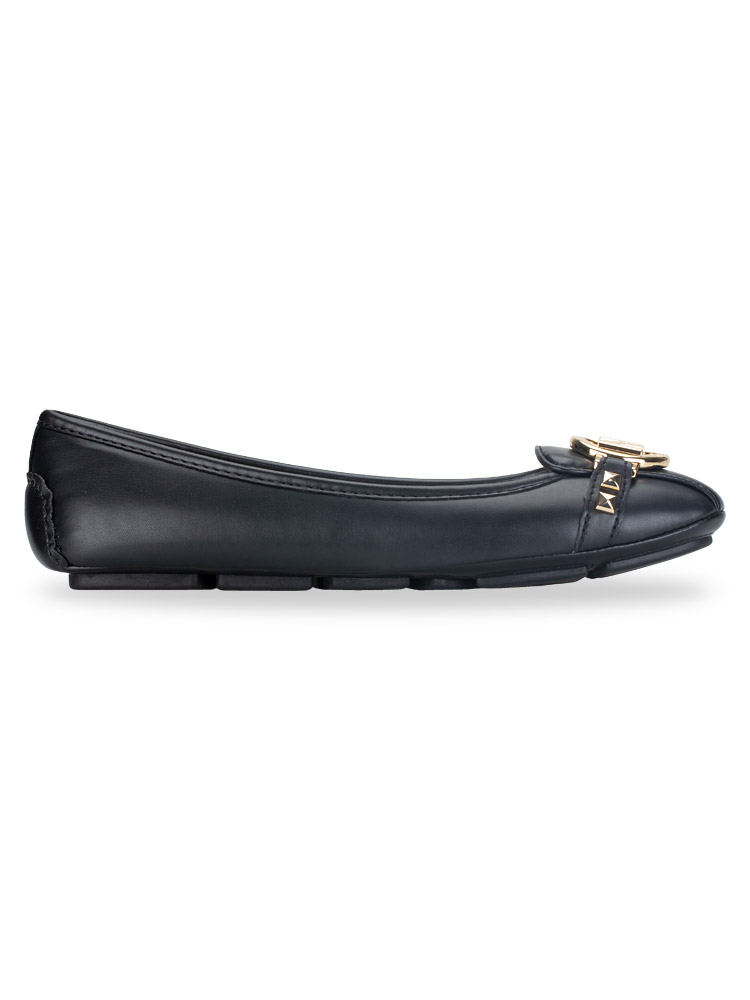 Michael Kors Fulton Stud Leather Flats Black Sz 7.5