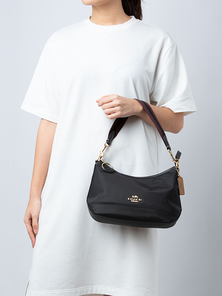 Coach nylon shoulder bag on sale