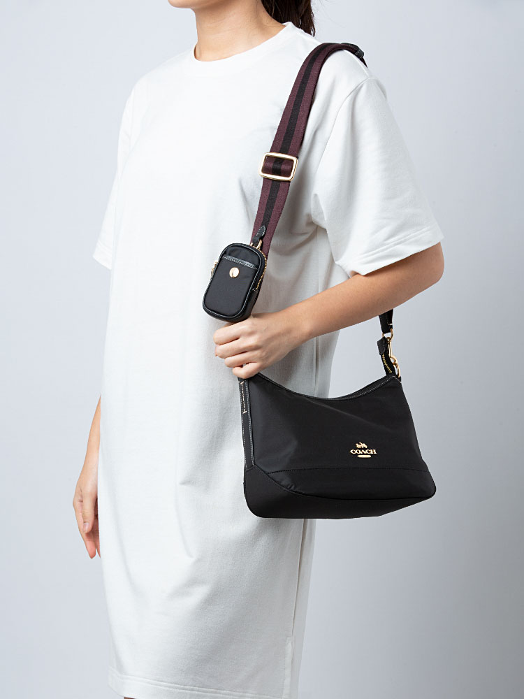 Coach nylon crossbody black new arrivals