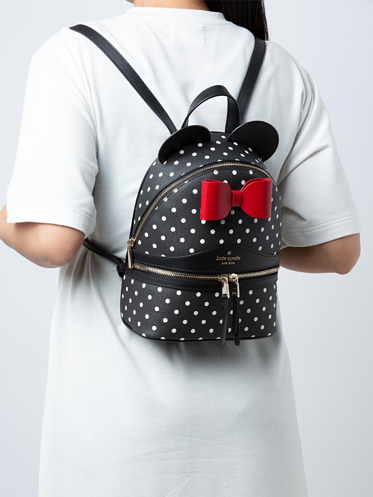 Kate Spade X Disney Minnie Other Dome Backpack Black Multi