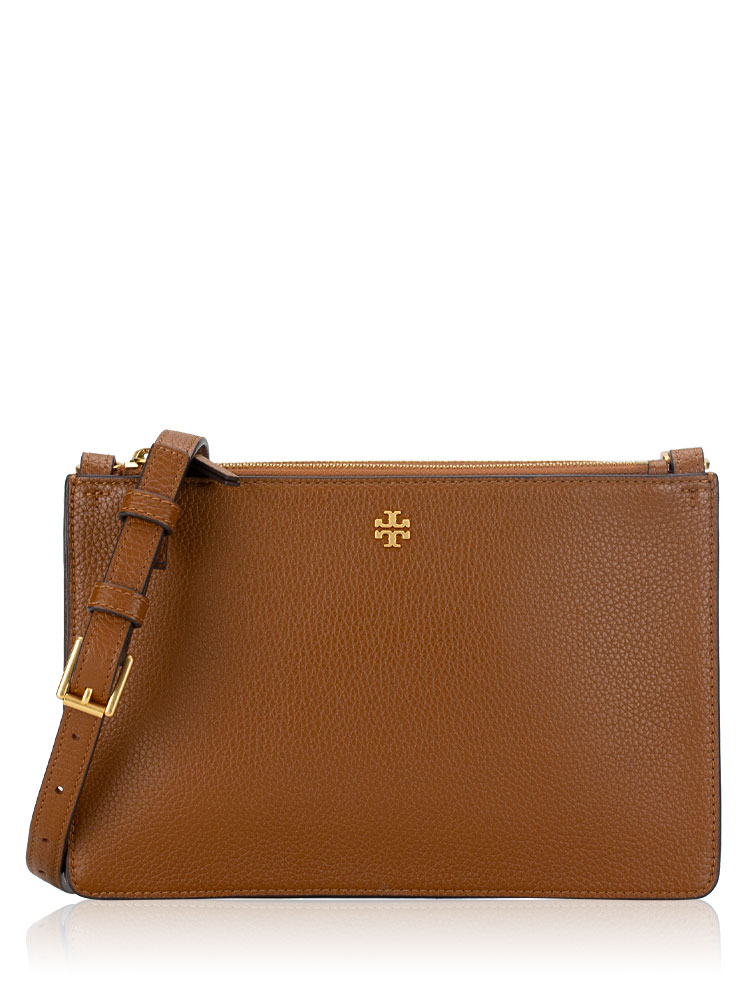 Tory Burch Blake Double Zip Slim Crossbody Cortado