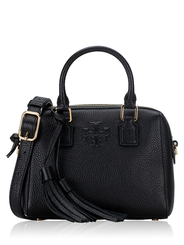 Tory Burch Thea Mini Web Satchel Black