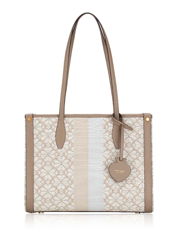 Striped kate spade discount bag