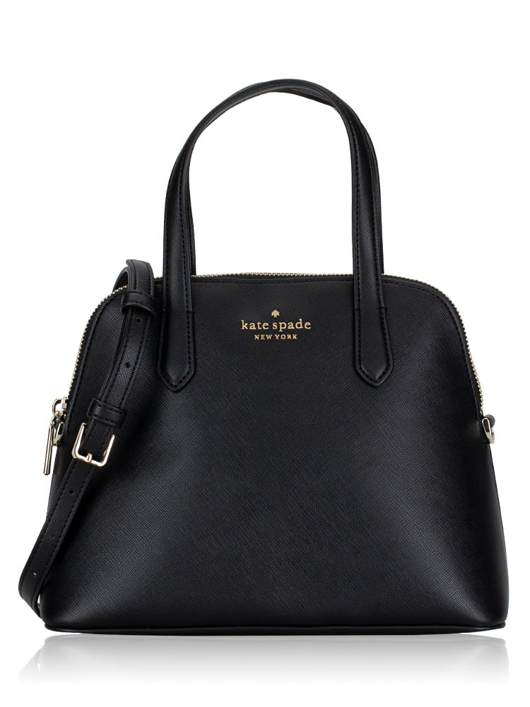 Kate spade black medium satchel clearance