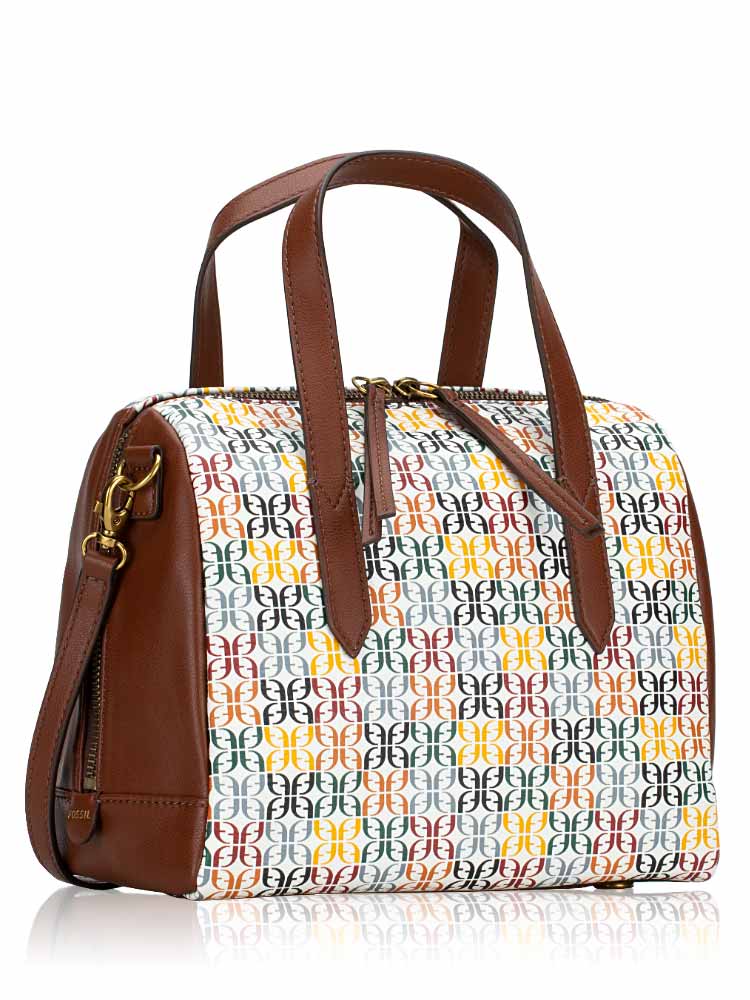 Fossil sydney 2024 satchel grey multi