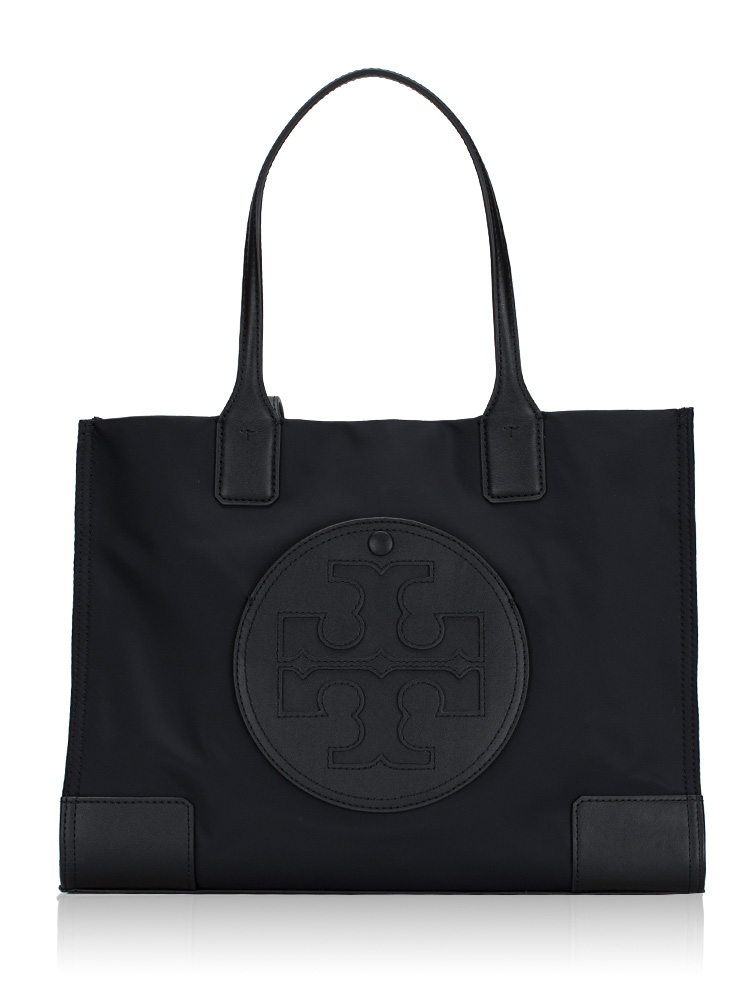 Tory Burch Ella Nylon Small Tote Black