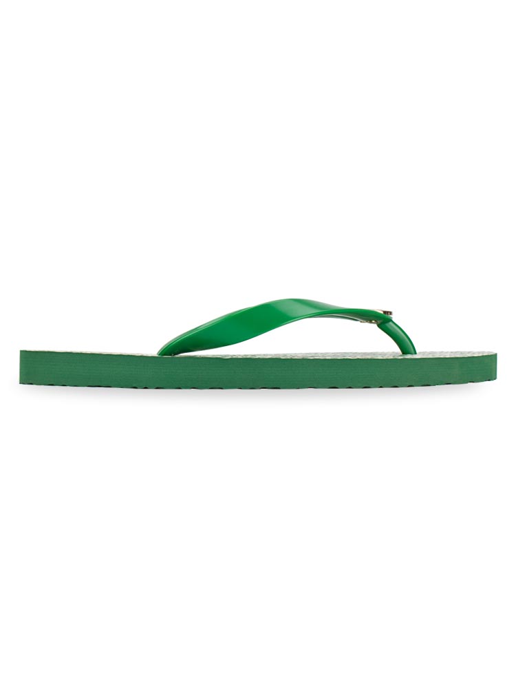 Emerald green discount flip flops