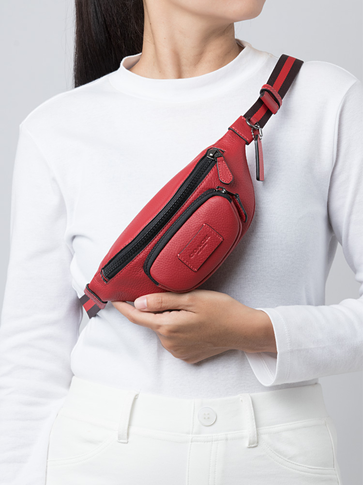 Coach fanny pack on sale red