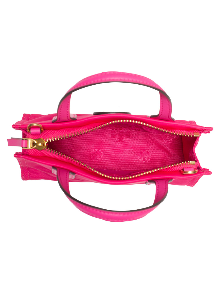 Tory Burch Ella Nylon Mini Tote Bright Pink