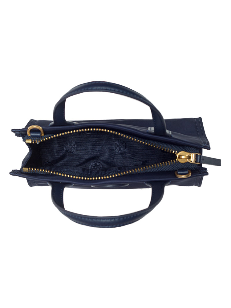 Tory Burch Ella Nylon Mini Tote Tory Navy