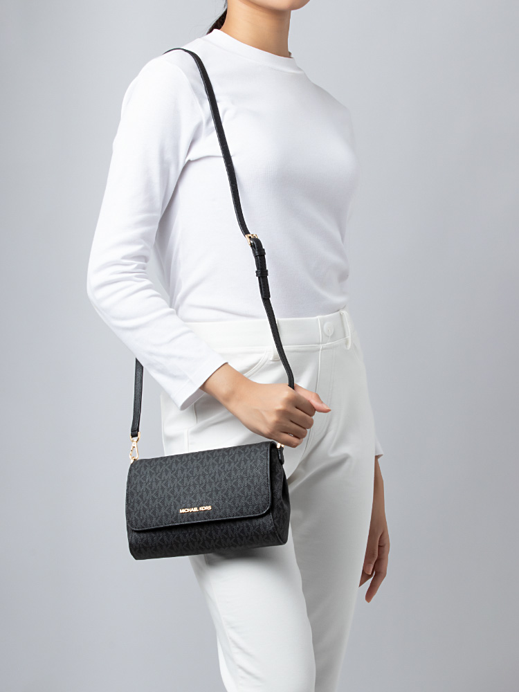 Michael kors jet set medium convertible pouchette crossbody cheap