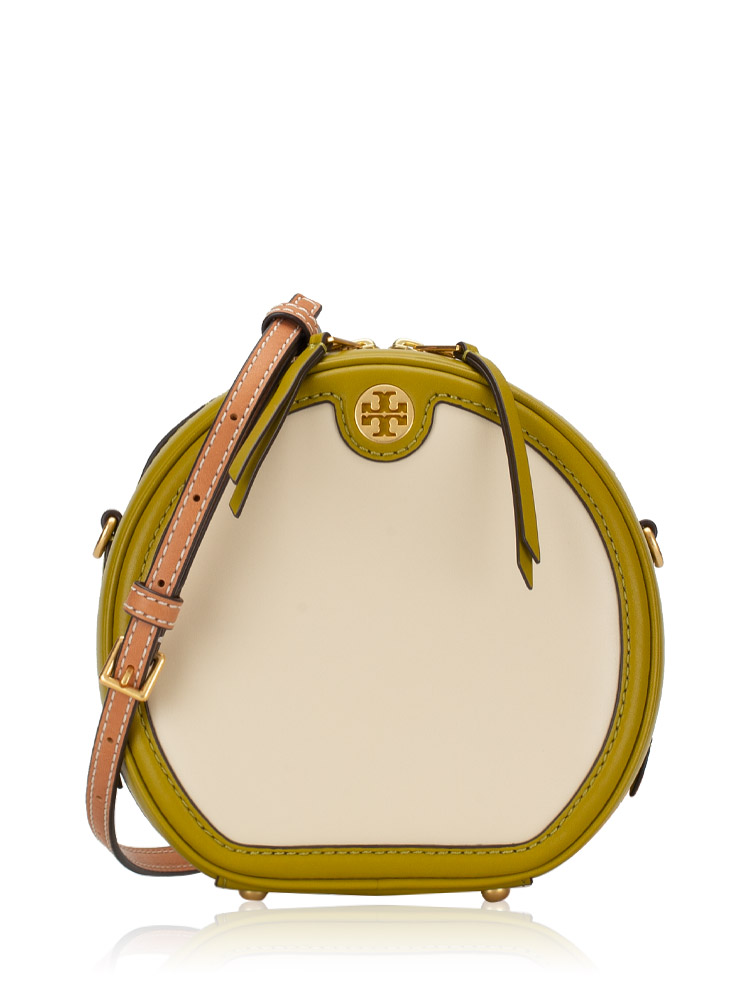 Michael Kors Trisha Signature Triple Compartment Crossbody Black Gold