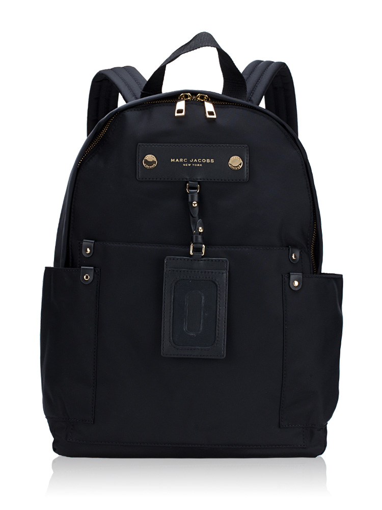 Marc Jacobs M0012907 Preppy Nylon Backpack Bag Black