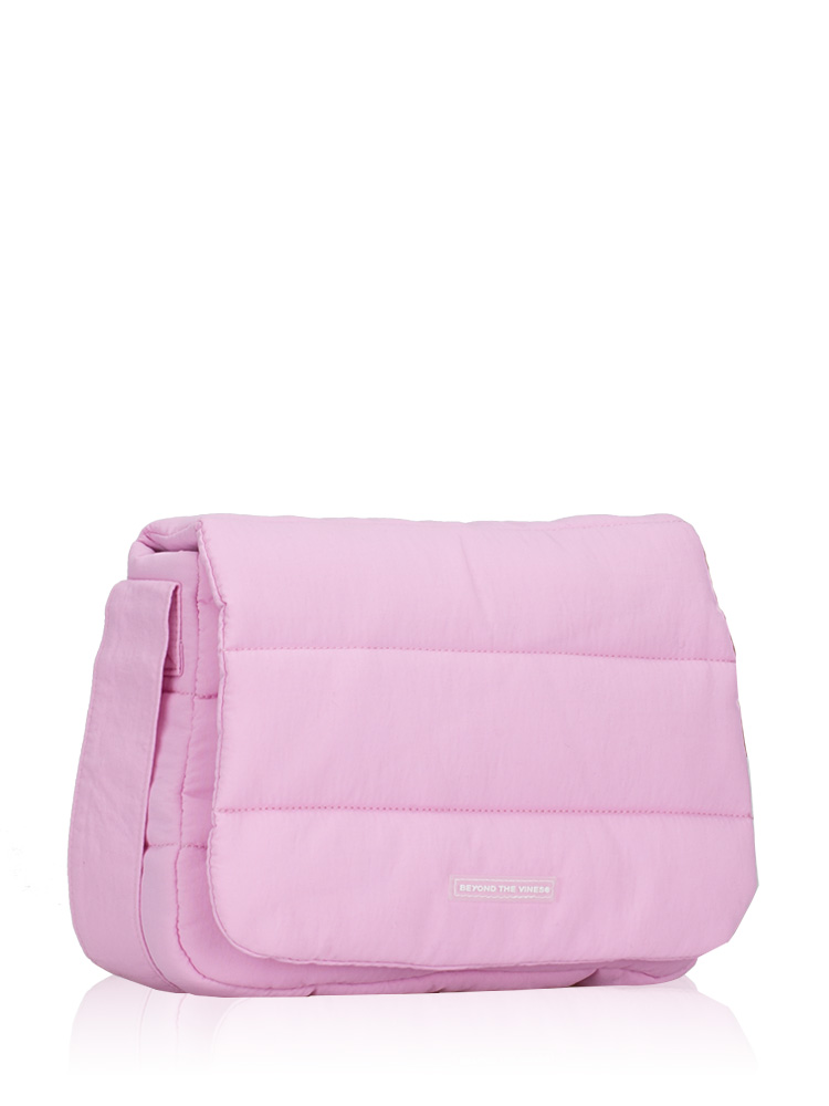 Beyond The Vines Poofy Shoulder Bag Pink