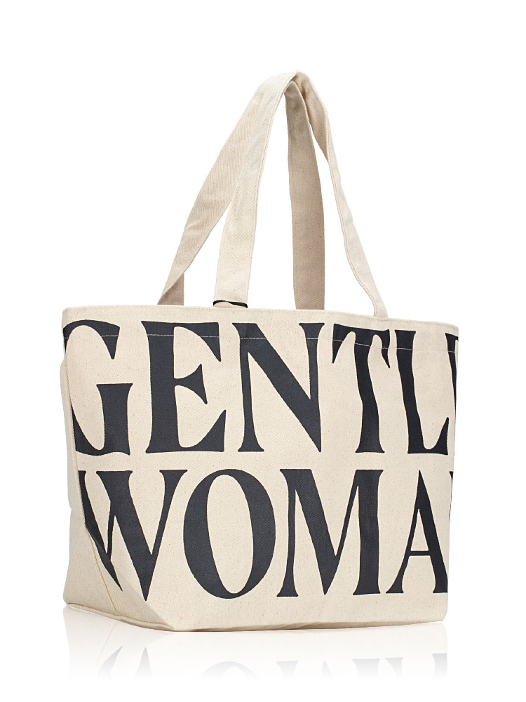 Gentle Woman Canvas Large Tote Cream