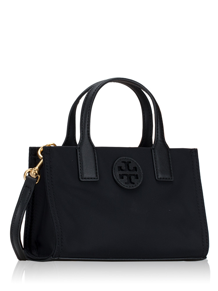 Tory Burch Ella Nylon Mini Tote Black