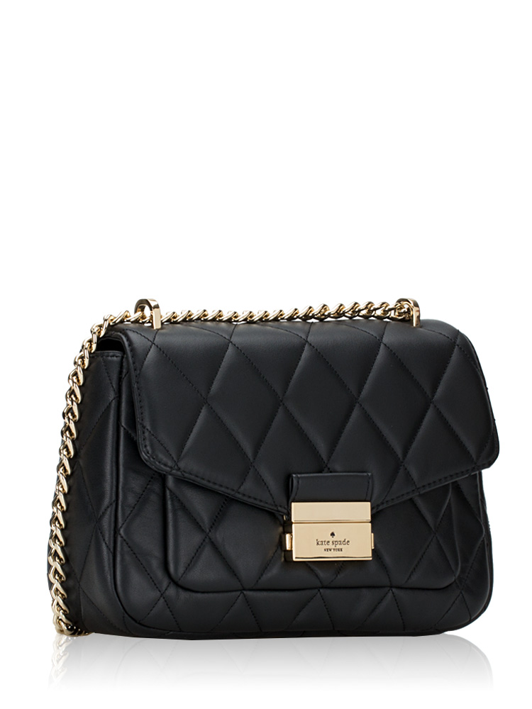 Kate spade black quilted crossbody hot sale
