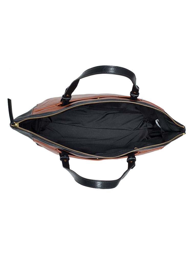 Fossil rachel tote discount black
