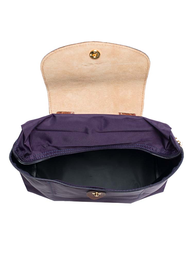 Longchamp le pliage backpack sale bilberry
