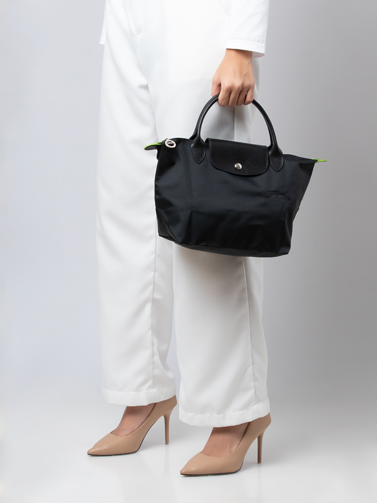 Small black shop longchamp bag