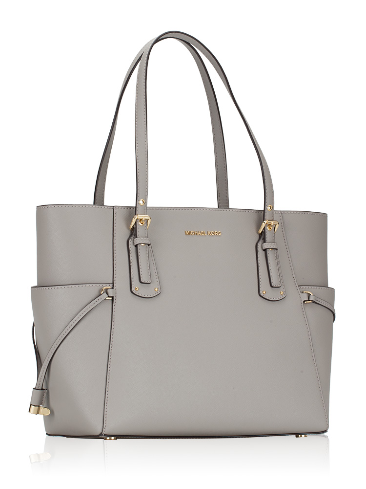 Michael Kors Voyager Saffiano Tote Pearl Grey