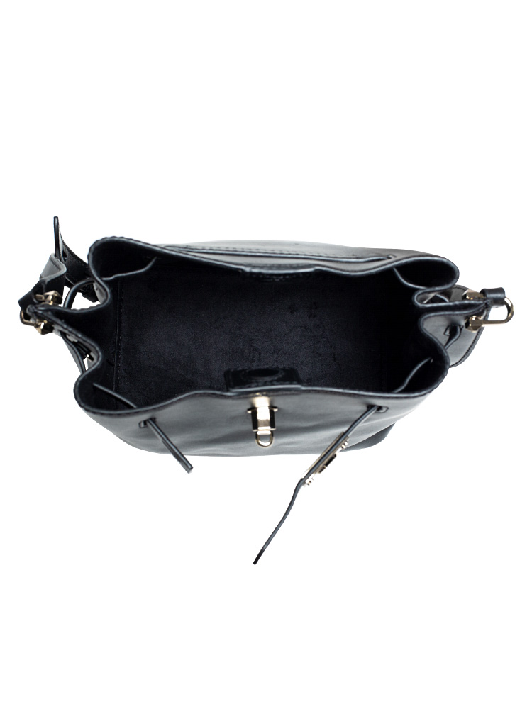 Michael Kors Hamilton Legacy Medium NS Leather Messenger Black