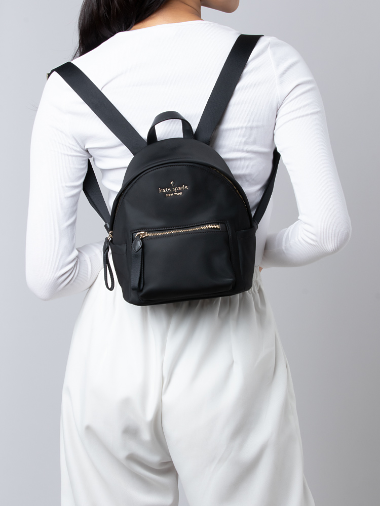 Kate Spade Chelsea Nylon Mini Backpack Black