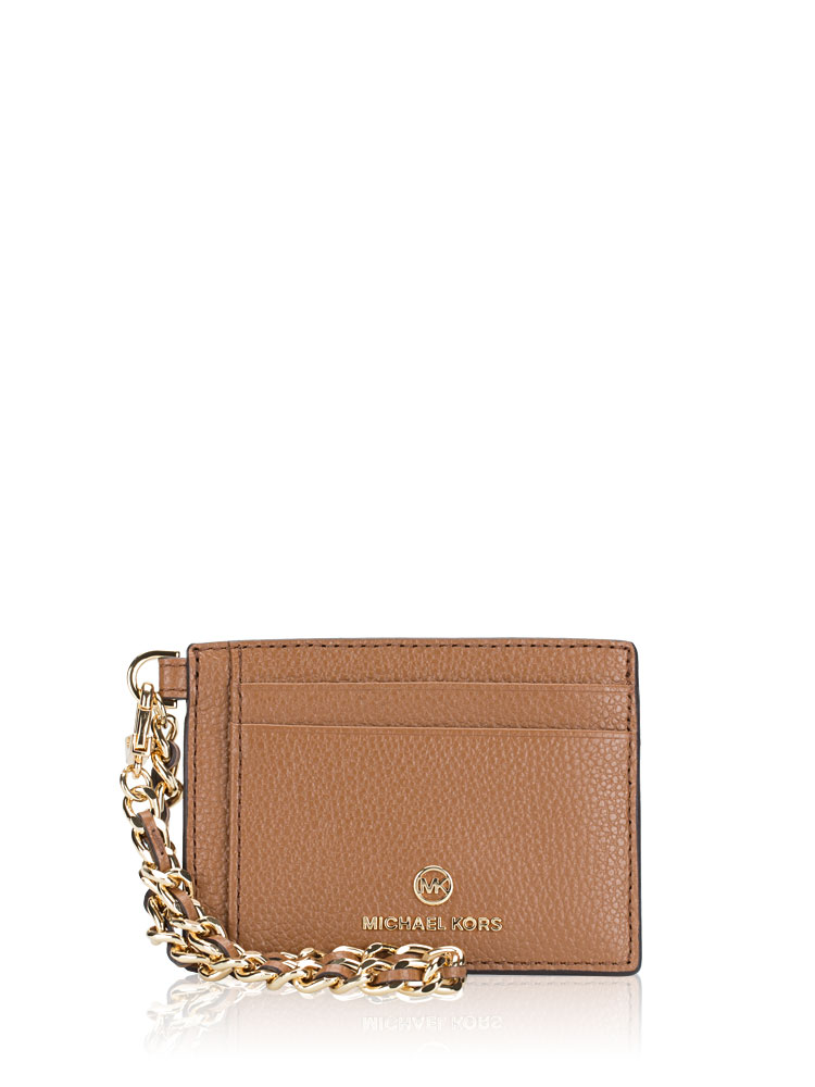 Michael kors jet set card outlet holder key ring chain id