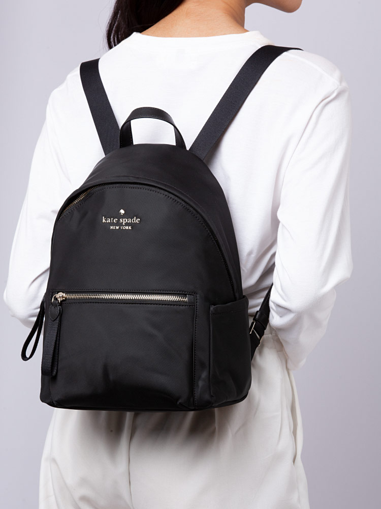 Kate spade discount black backpack nylon