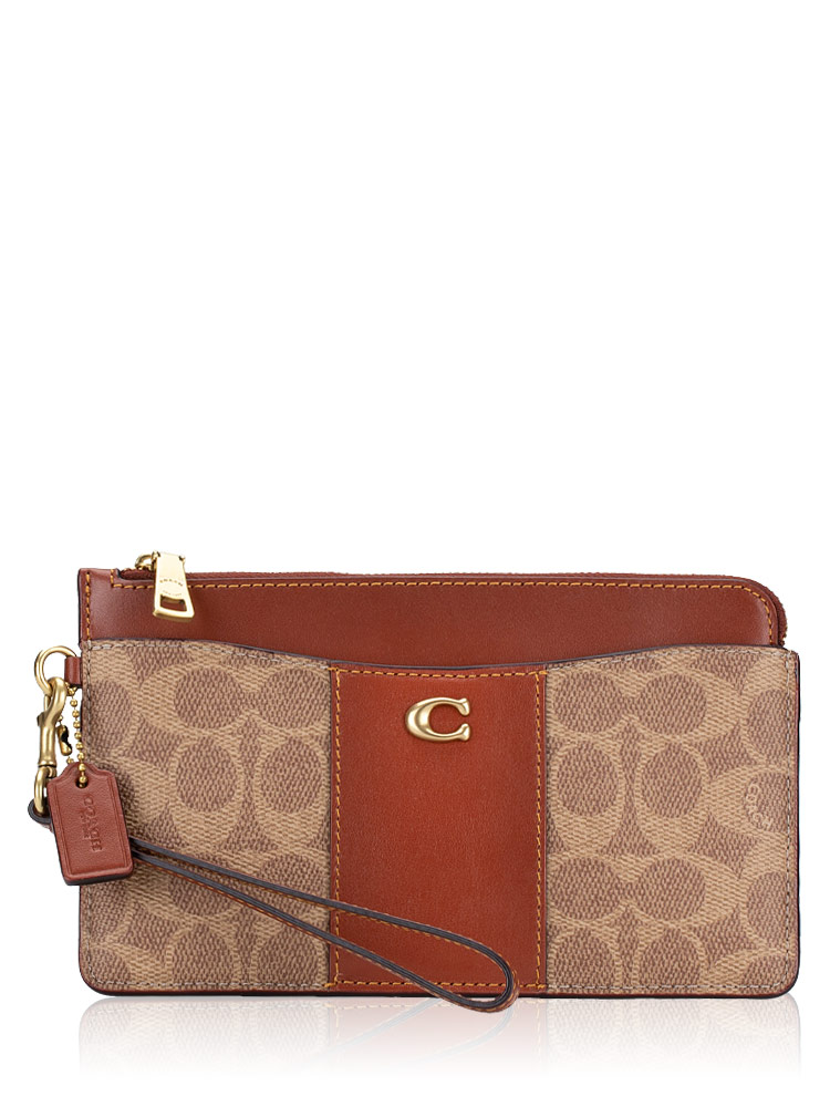 Michael Kors Cora Mini Zip Pouchette in Camel (35R3S4CC5L) - USA Loveshoppe