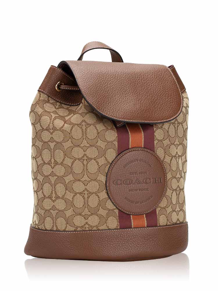Coach backpack drawstring deals