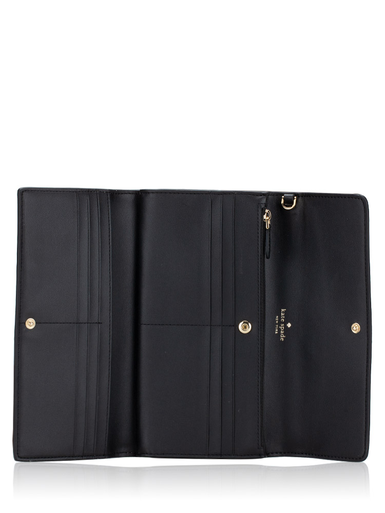 Kate spade button on sale wallet