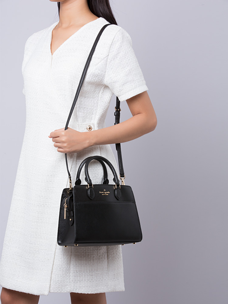 Saffiano leather mini satchel sales