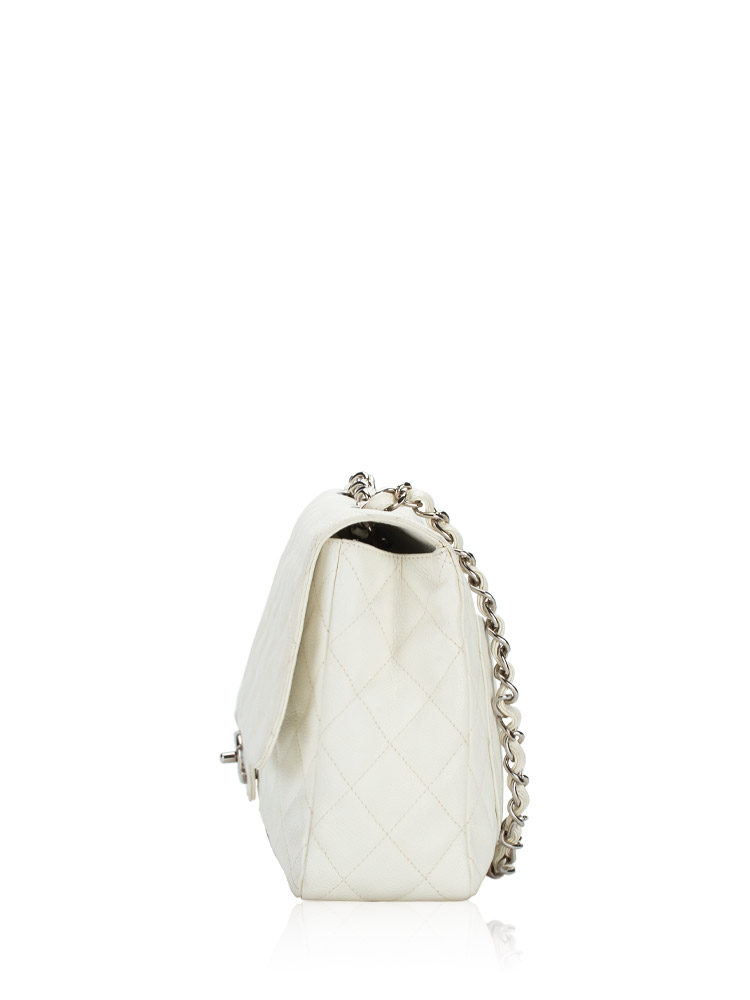 Chanel single flap caviar store
