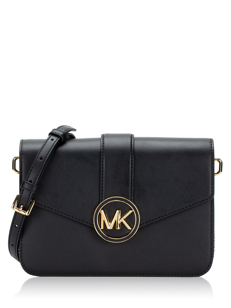 Michael Kors Carmen Medium Convertible Shoulder Bag Black